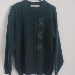 Private Member Cable Knit Sweater